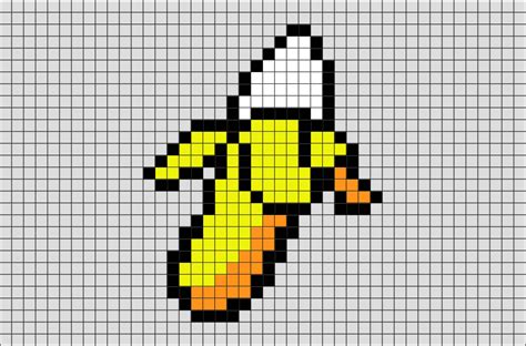 Banana Pixel Art Brik