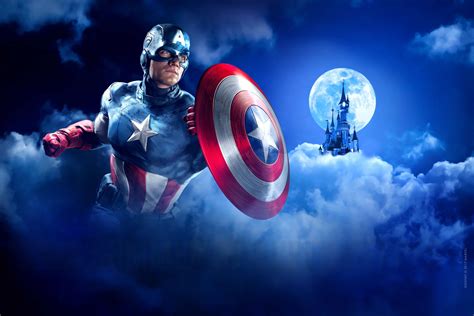 800x480 Captain America Disneyland Paris Marvel Summer Of Superheroes