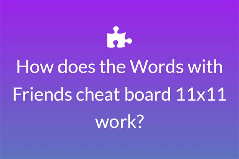 Word With Friends Cheat Board Smartest Tool To Win Games