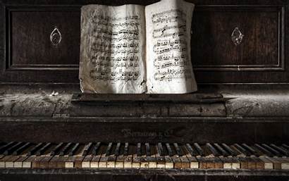 Piano Paper Notes Abandoned Wallpapers Note Desktop