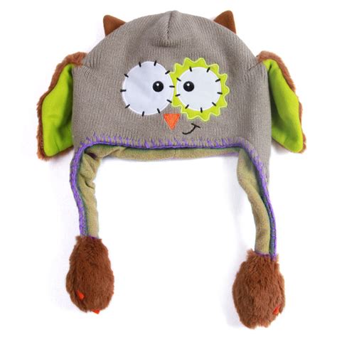 Wholesale Moving Ears Hat Infant Bomber Hat Sweet Cute Knitted Cartoon