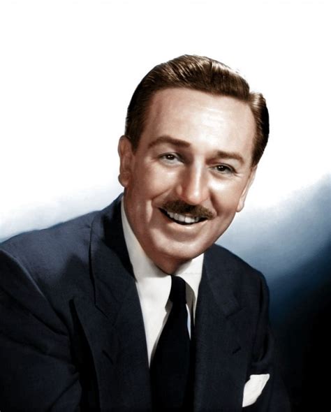 Walt Disney Colorized Photo Walt Disney Pictures Walt Disney