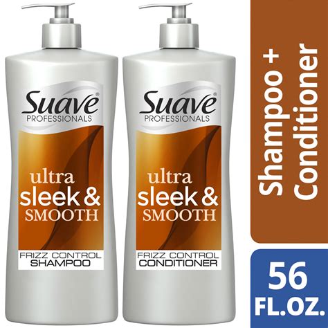 Suave Professionals Sleek Shampoo And Conditioner With Pump 28 Oz 2
