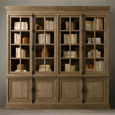 Oak Bookcases With Doors Ideas On Foter