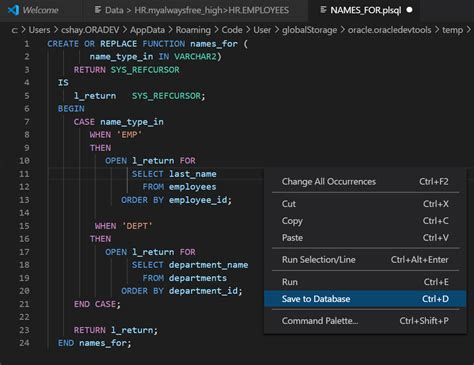 Oracle Developer Tools For Vs Code By Christian Shay Oracle