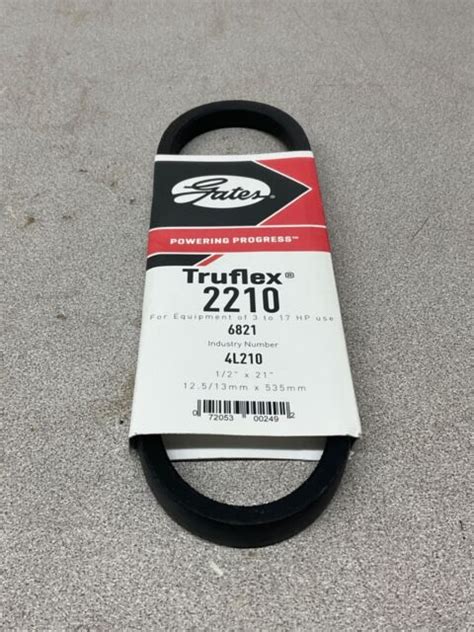 Gates Truflex 2210 4l210 V Belt For Sale Online Ebay