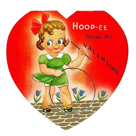 Flickrp2ij44rr Vintage Childs Valentine Card Hoop Ee You