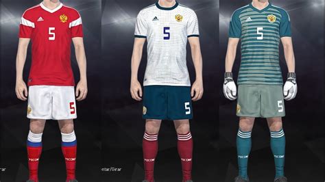 Iconic danish brand hummel will make a return to the world cup after the country qualified for the 2018 world cup debutant iceland will wear erreà kits in russia. PES 2018 - Kits Russia World Cup 2018 PS4,PC - YouTube