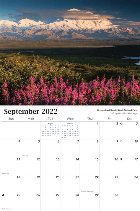2022 Alaska Calendar Scenic 9x12 Wall Hanging Alaska Calendar The