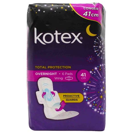 Kotex Soft And Smooth Overnight Heavy Flow Night Extra Long Wings 6