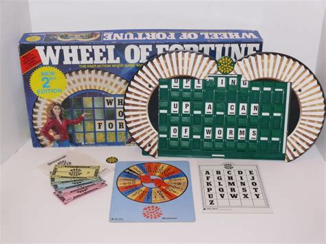 Wheel Of Fortune Board Game 1985 Wheel Of Fortune Traditional Games