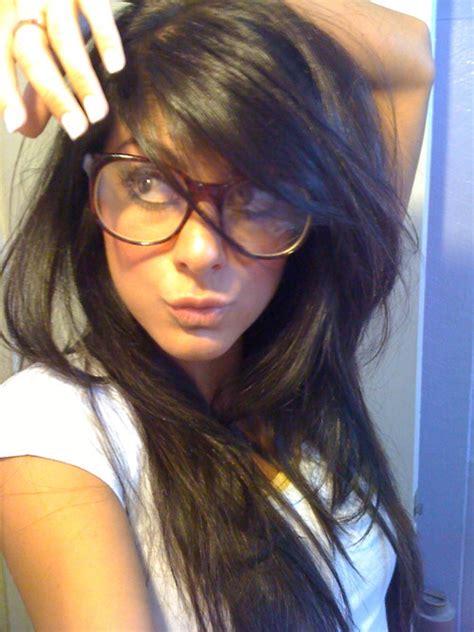 Cute Geek Glasses Hair Perfect Photography Pretty Style Image