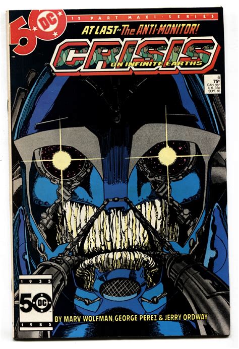 Crisis On Infinite Earths 6 Comic Book 1985 Dc Geoge Perez Ebay