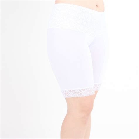 Lace Shortlette Rash Guard Slipshort White Lace Shortlettes Undersummers By Carrierae