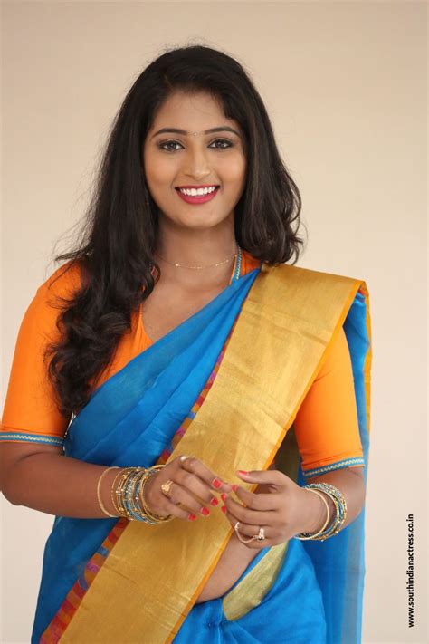 Telugu Teja Reddy Hot Navel Show In Saree Stills