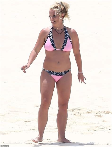 Flipboard Britney Spears Looks Happy And Healthy As She Does Handstands In Sexy Pink And Leopard
