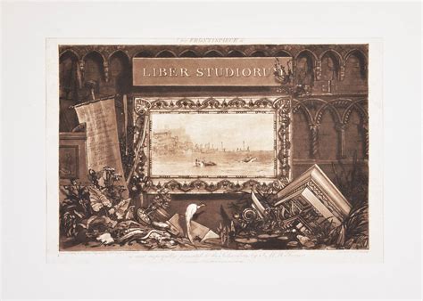 Liber Studiorum Von Turner J M W 1812 Shapero Rare Books