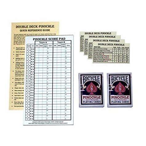 This is a valid move, permitting all the melds are legal. Pinochle Score Pad Gift Set Blue: 40-Page Score Pad, Two Decks Blue Bicycle Pinochle Playing ...