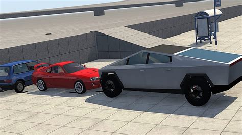 Tesla Cybertruck Crash Test - BeamNG.drive 