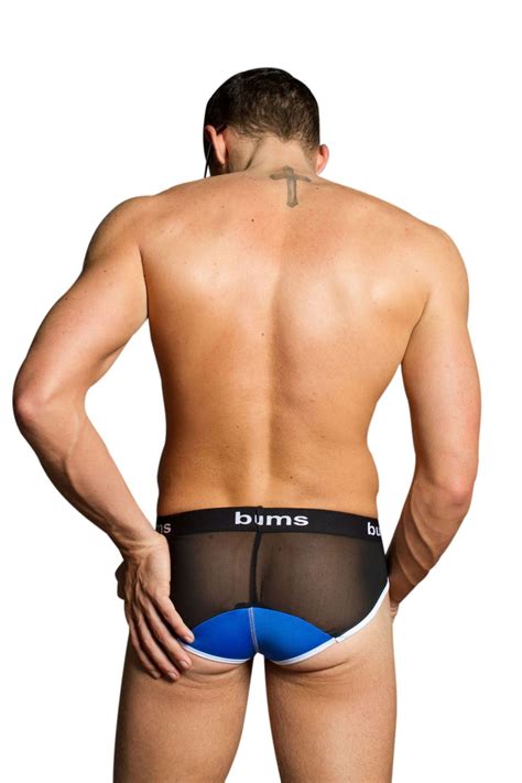 Bum Chums Tool Belt Brief See Through Mesh Rear Mens Underwear Ebay