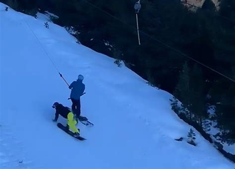 Snowboarder Arrested After Wiping Out Several Skiers In A Fall From An Elevator 24 News Recorder