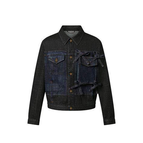 This Black Japanese Denim Jacket With Indigo Elements From The