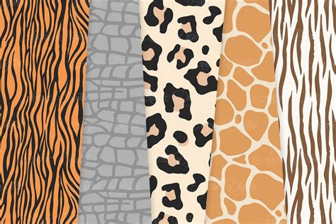 Animal Print Vector Patterns - Paper | Custom-Designed Graphic Patterns ...