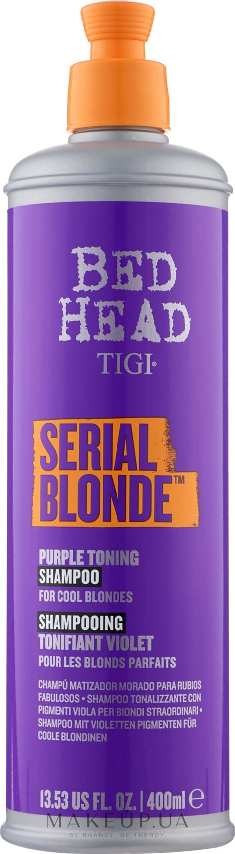 Tigi Bed Head Serial Blonde Purple Toning Shampoo Фиолетовый шампунь