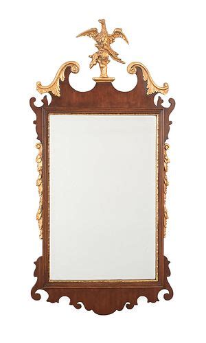 Federal Style Mahogany And Parcel Gilt Mirror 53 Sold At Auction On