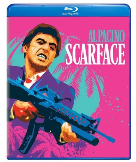 Scarface Blu Ray Art Cover Edition Al Pacino Michelle Pfeiffer Steven