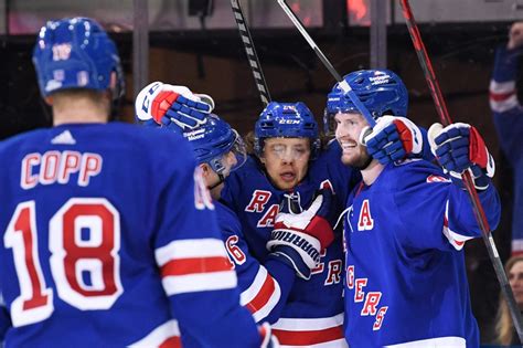 Rangers Top Forwards Make It Big As They Defeat The Penguins Ustimetoday