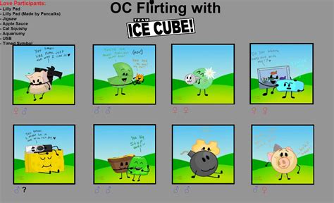 Bfb Oc Flirting With Team Ice Cube By Cadelofanblock On Deviantart