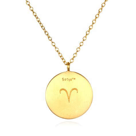 Aries Zodiac Necklace Satya Jewelry