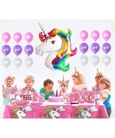 Unicorn Birthday Party Supplies Set Favor New Design 2019 Serves 20