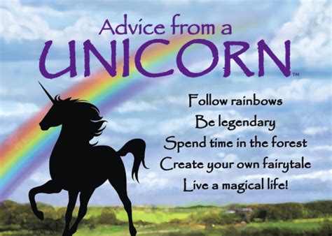 Advice From An Unicorn Jumbo Magnet Unicorn Quotes Funny Unicorn