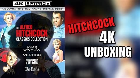the alfred hitchcock 4k classics collection unboxing youtube