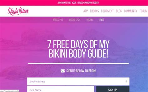 Free Bikini Bod Guide Free Thingy Com
