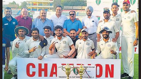 Punjab Cricket Association Trident Cup Punjab Xi Walk Away With Title