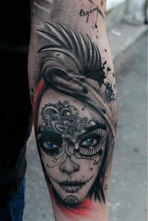 123 Best Images About Tattoos Sugar Skull And Day Of The