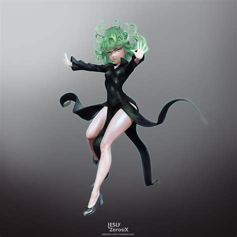 Tatsumaki One Punch Man Drawn By Leslyzerosix Danbooru