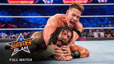 Match entier John Cena vs Roman Reigns à SummerSlam 2021 en français