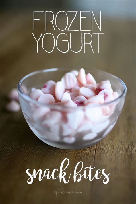 Frozen Yogurt Snack Bites Simply Real Moms Recipe Frozen Yogurt Bites Yoplait Yogurt
