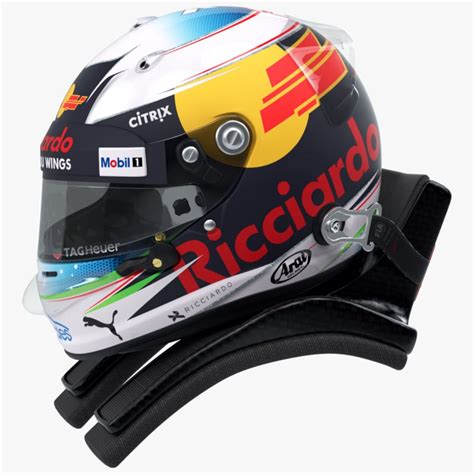 'i think he thought lewis would back out of that' Racing helmet daniel ricciardo 3D model - TurboSquid 1177632