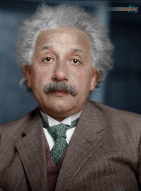 Albert Einstein In The 20s Colorized Oldschoolcool