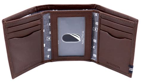 We offer a mens leather wallet with our lifetime no bull guarantee! Nautica Men's Genuine Leather Credit Card Id Holder ...