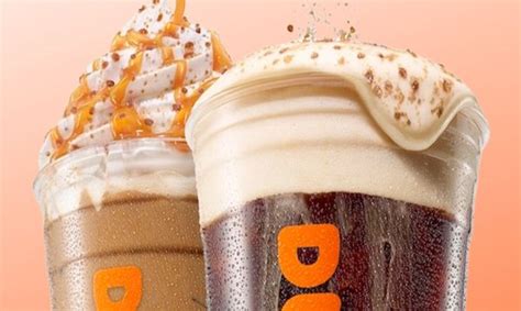 The New Salted Caramel Cream Cold Brew And Salted Caramel Signature Latte Arrive At Dunkin Donuts