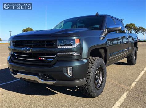 2017 Chevrolet Silverado 1500 With 18x9 1 Fuel Trophy And 28565r18