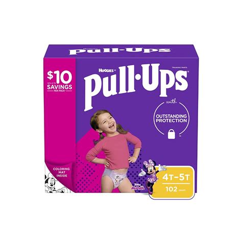 Huggies Pull Ups Traning Pants For Girls X Large 4t 5t 102 Count Pharmacyplus