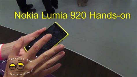 Nokia Lumia 920 Hands On Pureview Camera Testawesome Youtube