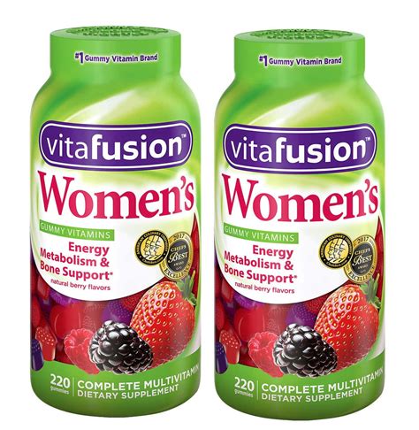 2 Pack Vitafusion Womens Multivitamin 220 Gummies